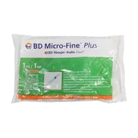 Шприц инсулиновый 0,5мл 3-х комп BD MicroFine Plus U-100 стер интегр игл G31 0,25х6мм N10