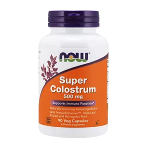 NOW Супер Колострум Super Colostrum 500 мг капсулы 850мг N90