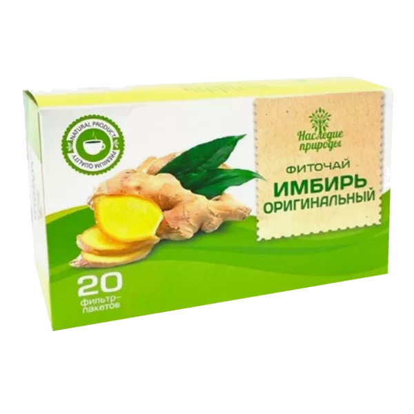 ИМБИРЬ оригинальный фиточай Наследие природы 1,5г N20