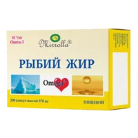 Рыбий жир Mirrolla капсулы 370мг N200