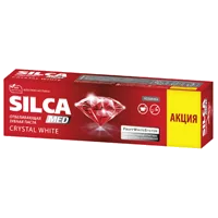 Зубная паста SILCAMED Crystal White Отбеливающая 100г