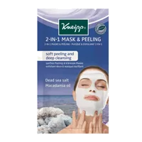 KNEIPP Маска-скраб 2в1 ОЧИЩАЮЩАЯ с солью Мётвого моря и маслом Макадамии 8мл N2
