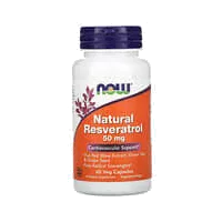 NOW Натуральный Ресвератрол Natural Resveratrol 50 мг капсулы 540мг N60