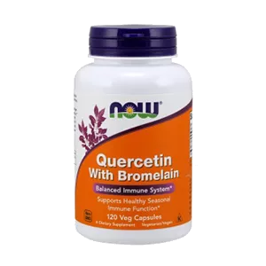 NOW Кверцетин с Бромелайном Quercetin With Bromelain капсулы 950мг N120