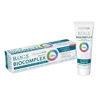 Зубная паста ROCS Biocomplex Активная защита с растительными пептидами 94г