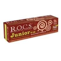 Зубная паста ROCS Junior Шоколад и Карамель 6-12 лет 74г