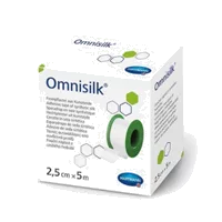 Лейкопластырь фиксирующий Hartmann Omnisilk шёлк осн цв бел 2,5см х 5м