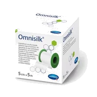 Лейкопластырь фиксирующий Hartmann Omnisilk шёлк осн цв бел 5см х 5м