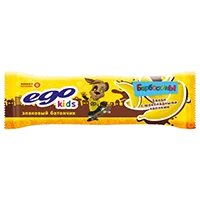 Мюсли EGO kids Банан с шоколадными каплями с витамином С батончик 25г