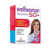 Велвумен Wellwoman 50+ VITABIOTICS таблетки 984,3мг N30