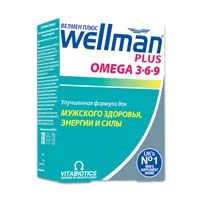 Велмен Wellmen Плюс VITABIOTICS таблетки+капсулы N56