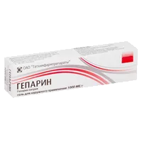Гепарин гель д/наружн пр 1000МЕ/г 100г N1