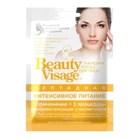 Beauty Visage Маска для лица тканевая ПЕПТИДНАЯ интенсивное питание 25мл