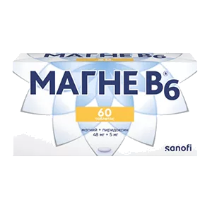 Магне B6 таб п/о 48мг 5мг N60