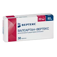 Валсартан-ВЕРТЕКС таб п.п.о. 80мг N30