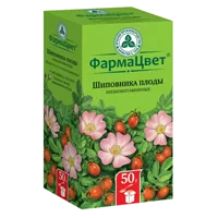Шиповника плоды низковитаминные ФармаЦвет цельные 50г N1