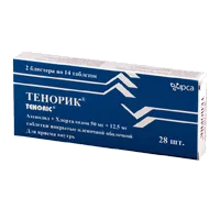 Тенорик таб п.п.о. 50мг 12,5мг N28