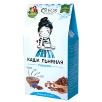 Каша льняная OLEOS с изюмом 40г N5
