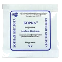 БОРКА порошок борной кислоты средство дезинфицирующее кожный антисептик 5г