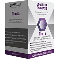 Loma Lux Psoriasis Паста с соком листьев алоэ и провитамином В5 107г