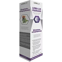 Loma Lux Psoriasis Шампунь-кондиционер с эк-ми цветков сафлора красильного и листьев зеленого чая 120мл