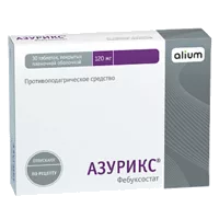 Азурикс таб п.п.о. 120мг N30