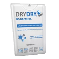 DryDry No Bacteria Антибактериальный спрей для рук 20мл