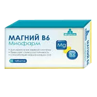 Магний B6 Miopharm таблетки 750мг N60