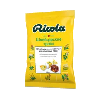 RICOLA Швейцарские травы леденцы 4,2г N18