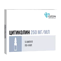 Цитиколин р-р для в/в и в/м вв 25% 4мл N5