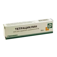 Тетрациклин мазь д/наружн пр 3% 15г N1