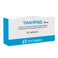 Тиаприд таб 100мг N20