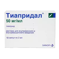 Тиапридал р-р для в/в и в/м вв 5% 2мл N12