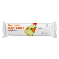 Пастила фруктовая VITATEKA Яблочная 27г