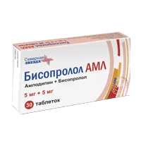 Бисопролол АМЛ таб 5мг 5мг N30