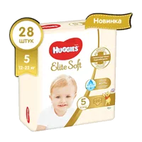 Подгузники детские Huggies Elite Soft р.5 (12-22кг) N28