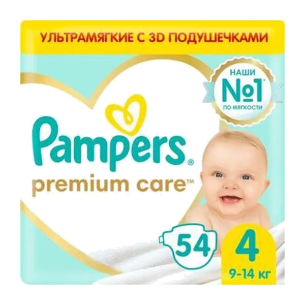 Подгузники детские Pampers Premium Care 4 N54