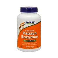 NOW Папайя Ферменты Papaya Enzymes пастилки жев 162,5мг N360