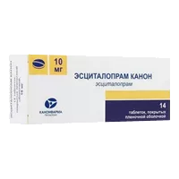 Эсциталопрам Канон таб п.п.о. 10мг N14
