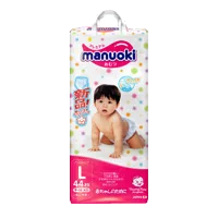 Подгузники детские MANUOKI трусики р.L (9-14кг) N44
