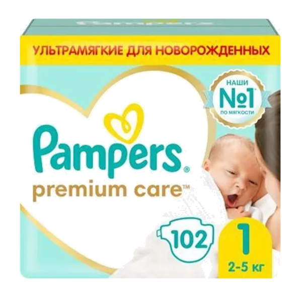 Подгузники детские Pampers Premium Care 2 N102