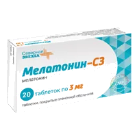 Мелатонин-СЗ таб п.п.о. 3мг N20