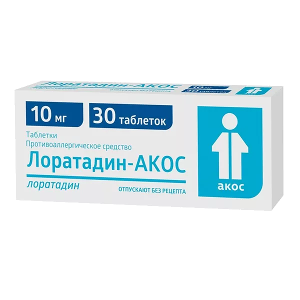 Лоратадин-АКОС таб 10мг N30