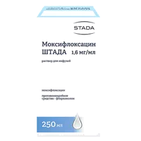Моксифлоксацин ШТАДА р-р д/инф 0,16% 250мл N1