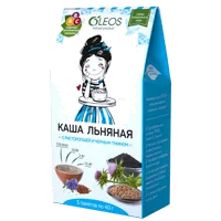 Каша льняная OLEOS с расторопшей и чёрным тмином 40г N5