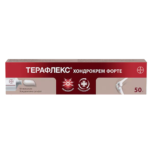 Терафлекс Хондрокрем Форте 10мг/г+50мг/г крем д/наружн пр 50г N1