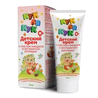 Кук ля Кук Крем Детский с маслом миндаля и экстрактом ромашки 0+ 75мл