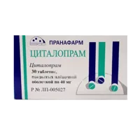 Циталопрам таб п.п.о. 40мг N30