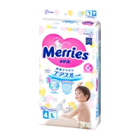 Подгузники детские MERRIES р.L (9-14кг) N64
