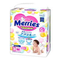 Подгузники детские MERRIES трусики р.M (6-11кг) N74